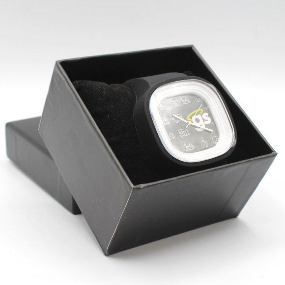 Good Sam Watch MIni Flex 1 Black Analog 36mm Case Unisex Water Resistant in Box - Picture 1 of 5